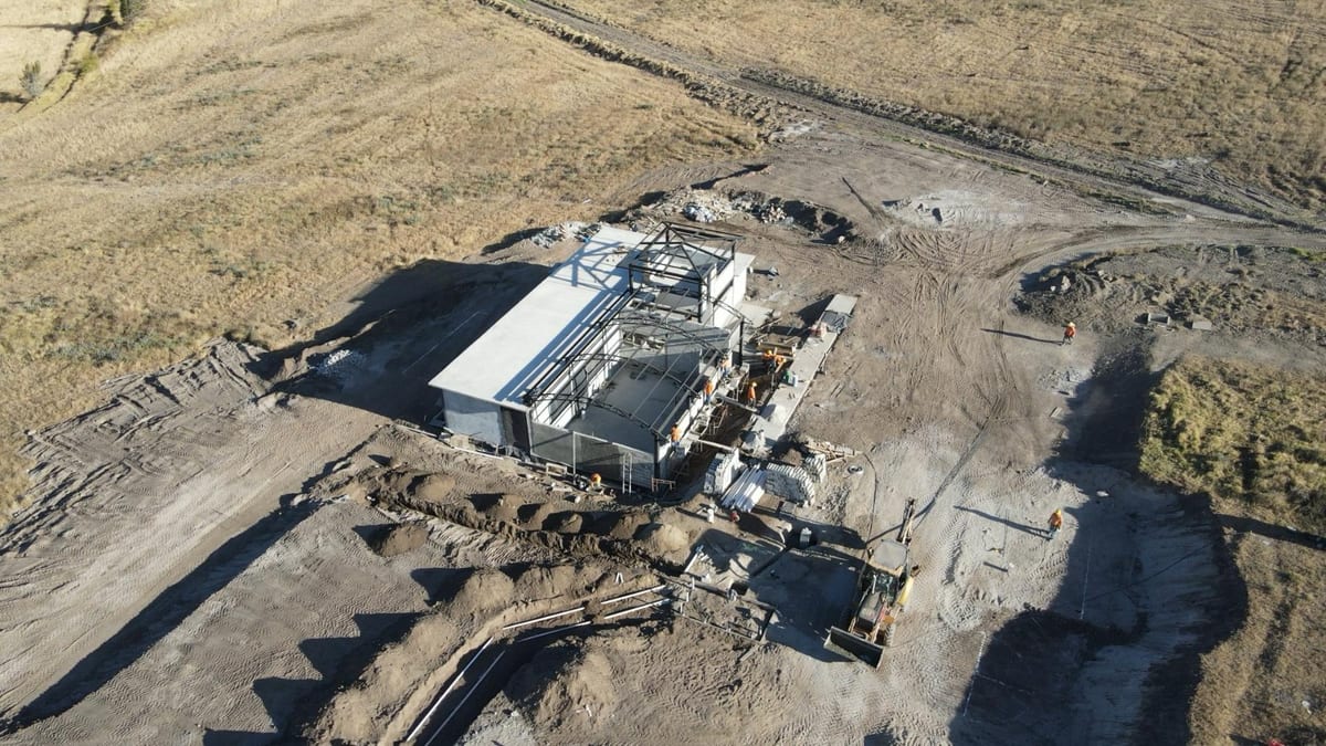 Stargate site foundation, aerial view